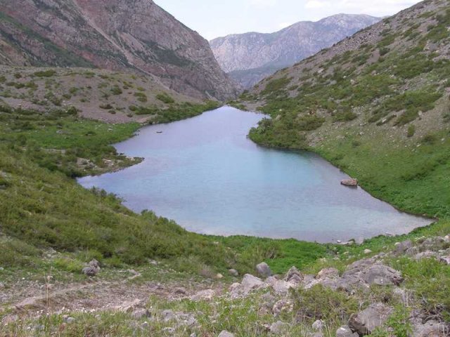 Сайрамское озеро, река сайрамсу