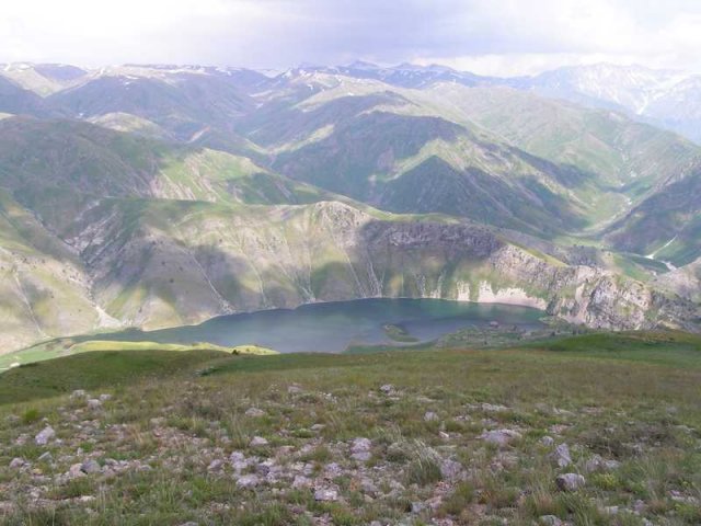 Вид на озеро Сусынген